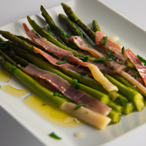 Asparagi saltati con pancetta di Regina sole