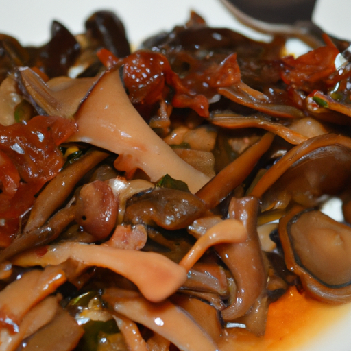 Barbabietole con funghi