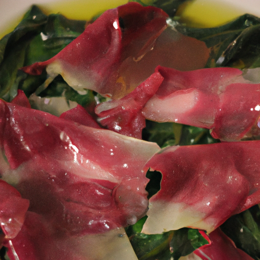 Bietole ripassate con prosciutto affumicato