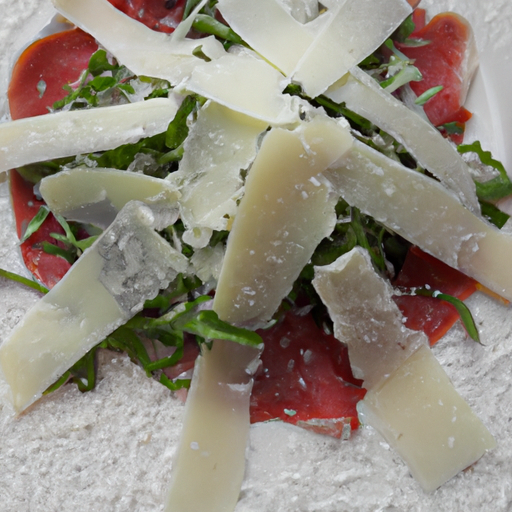 Bresaola, rucola e scaglie di parmigiano