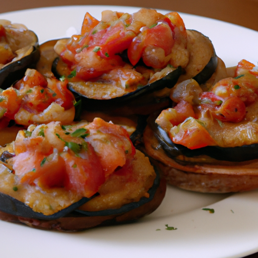 Bruschette di melanzane