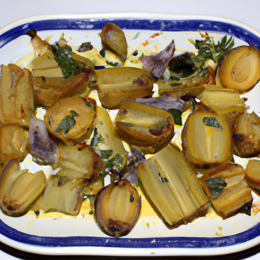 Carciofi e patate al forno