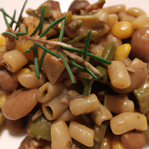 Ceci con bietole e funghi