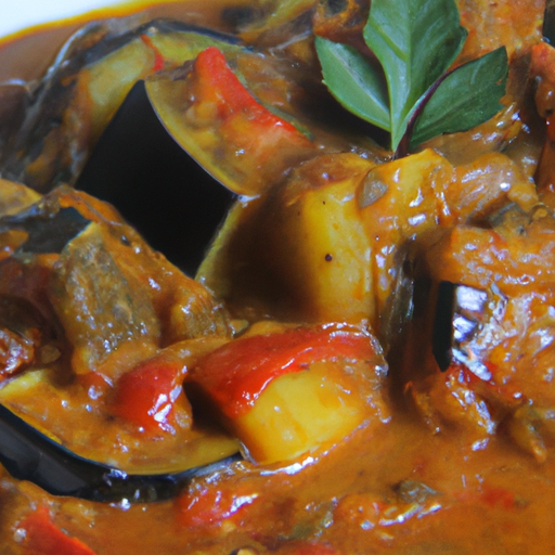 Curry di melanzane