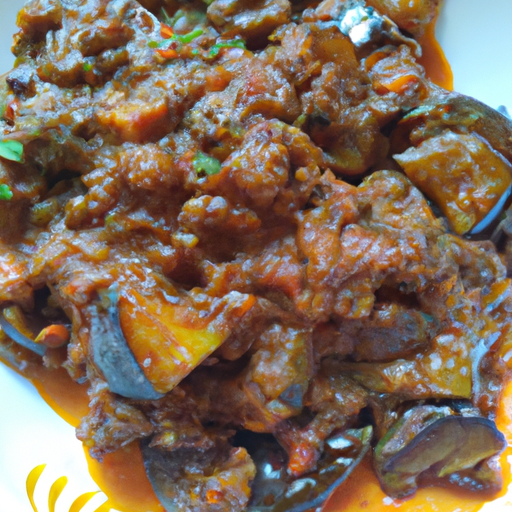 Curry indiano di melanzane