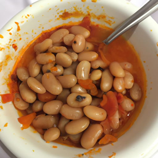 Fagioli con l'occhio con salsa