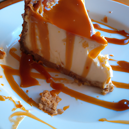 Cheesecake al caramello salato