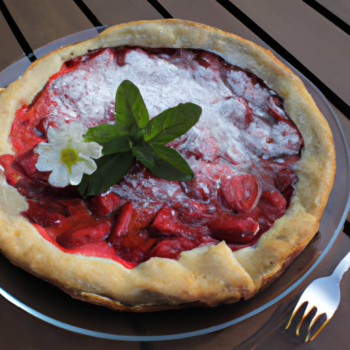 Crostata con curd di fragole