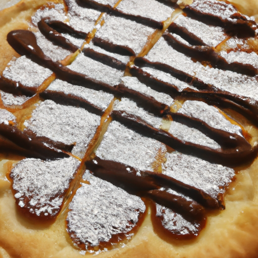 Crostata con mascarpone e gocce di cioccolato