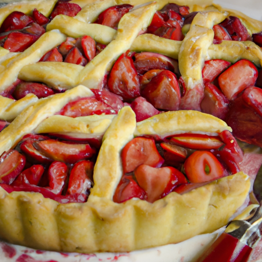 Crostata di fragole fresche