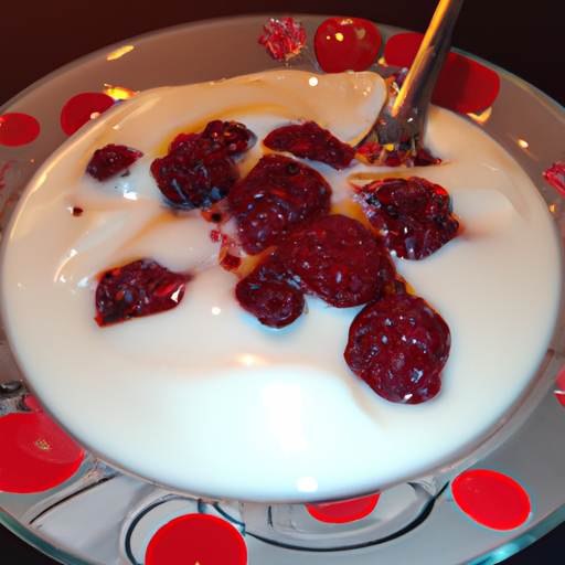 Panna cotta ai lamponi