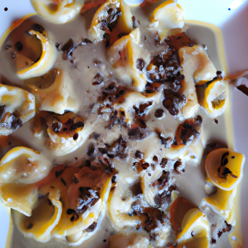 Ravioli alla ricotta e gocce di cioccolato