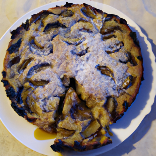 Torta di mele a raggi