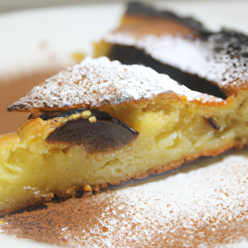 Torta di ricotta pere e cioccolato