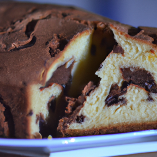 Torta di semolino al cioccolato