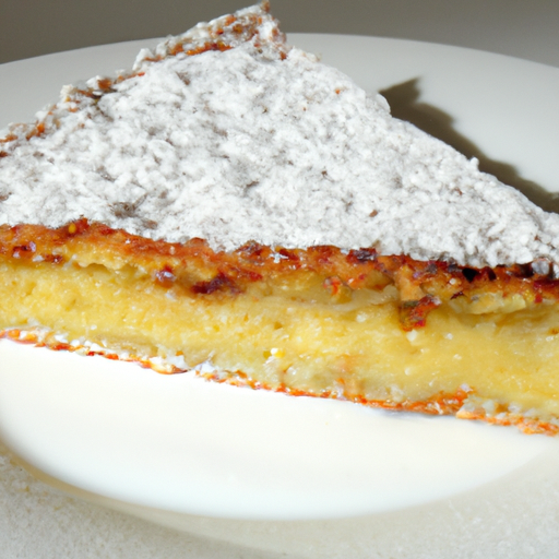 Torta fredda al limone