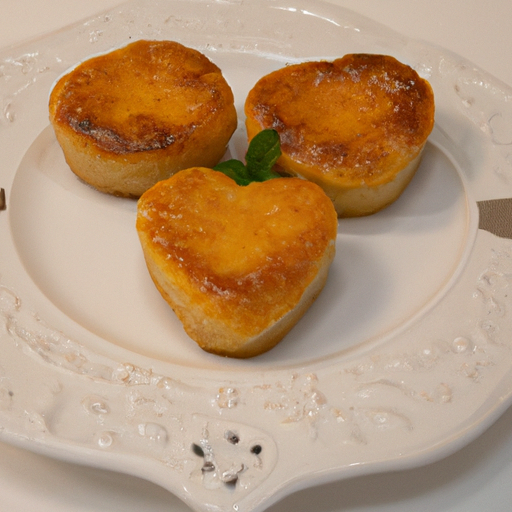 Tortini con cuore fondente bianco