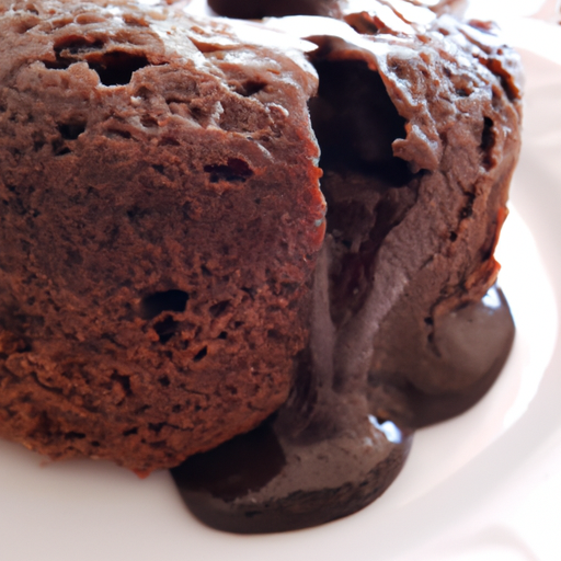 Tortino al cioccolato con cuore fondente bianco