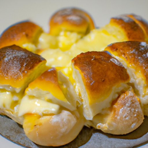 Brioche trapunta alla mozzarella