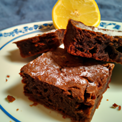 Brownies al limone