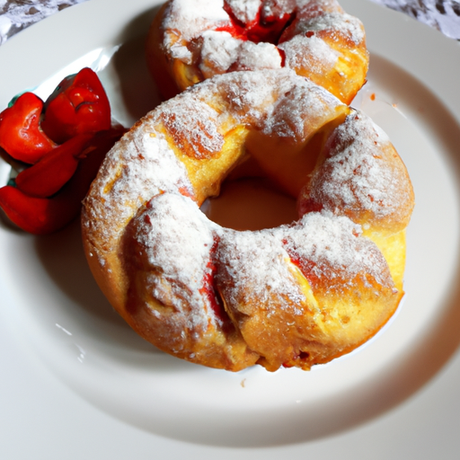 Ciambella alle fragole