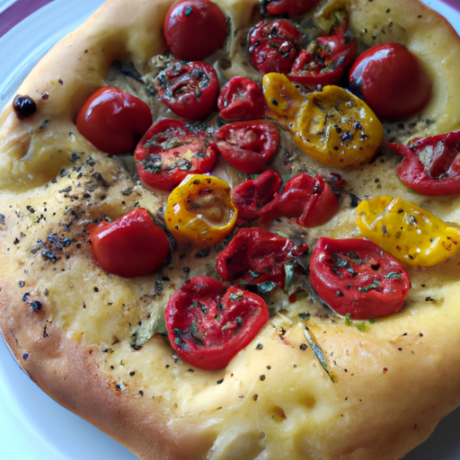 Focaccia con pomodorini