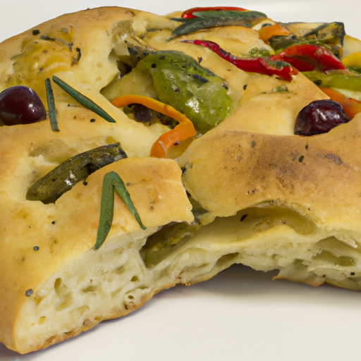 Focaccia con verdure