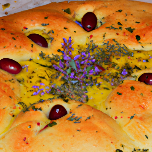 Focaccia fiorita