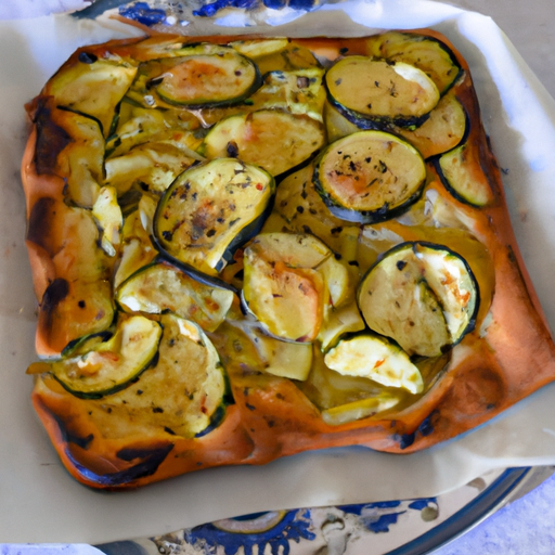 Focaccia patate e zucchine