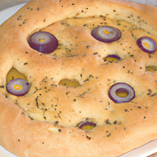 Focaccia pugliese con cipolle