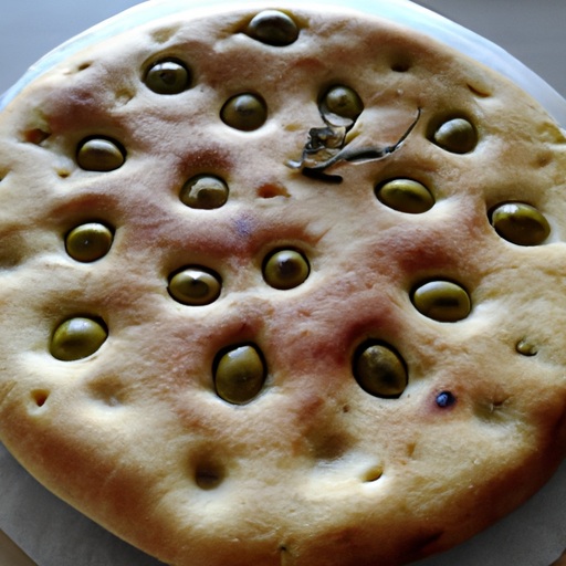 Focaccia senza glutine alle olive