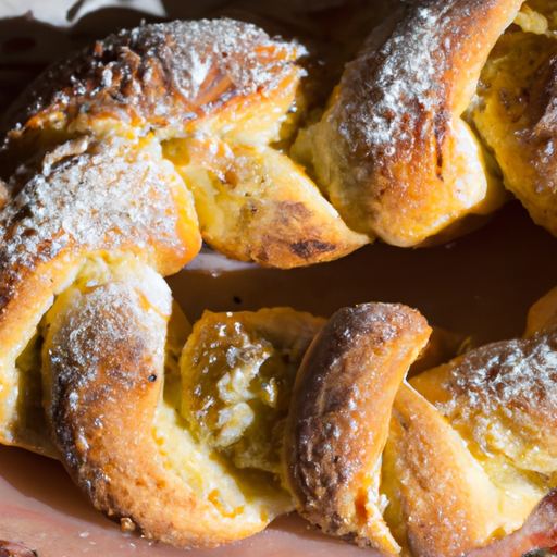 Ghirlanda di pan brioche cannella e uvetta