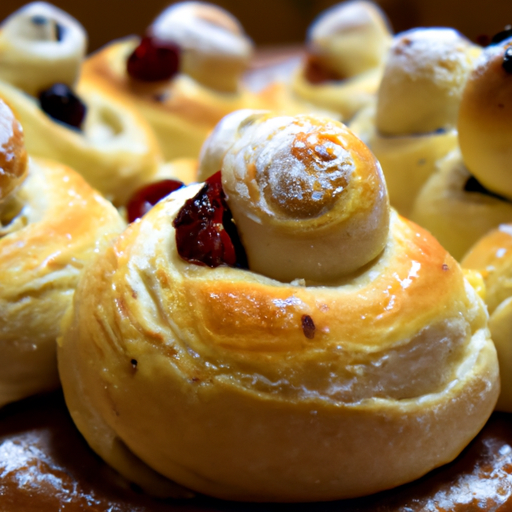 Girelle brioche alla crema