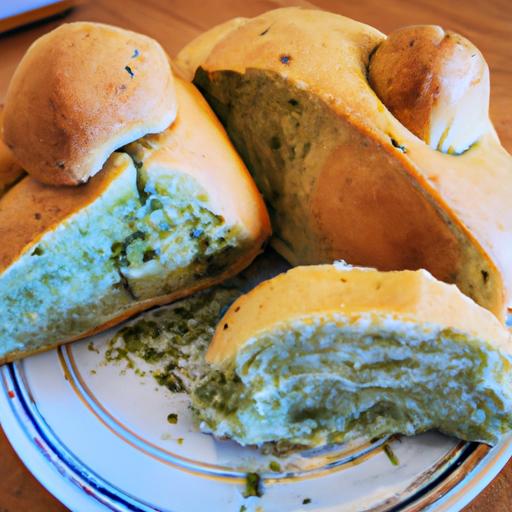 Pan brioche al pesto