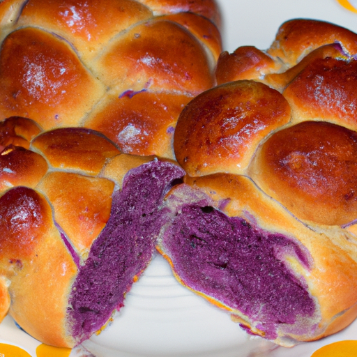 Pan brioche alle patate viola