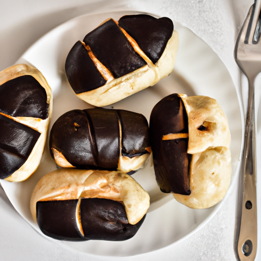 Panini morbidi ripieni di cioccolato