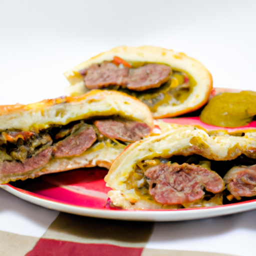 Panini soffici ripieni di salsiccia e zucchine