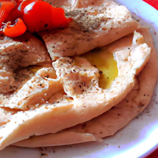 Pita con hummus di pomodori secchi