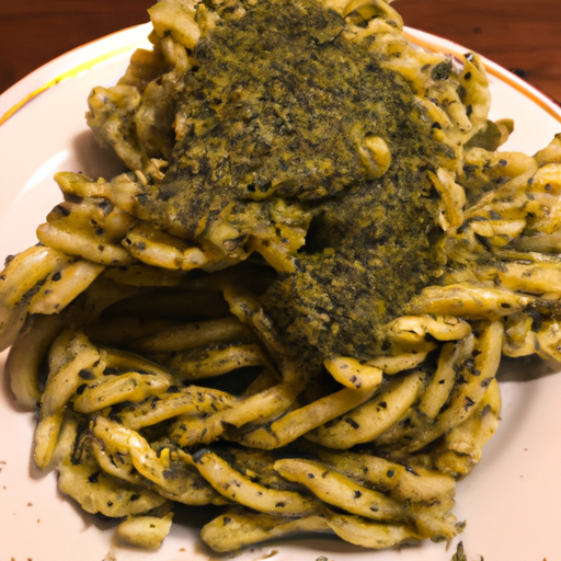 Treccia al pesto