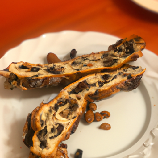 Treccine con noci e cioccolato