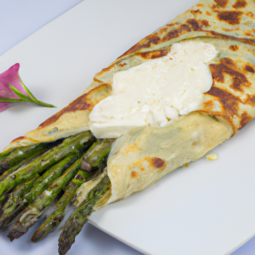 Crepe alla crema di asparagi