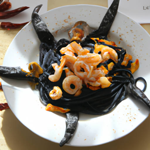 Linguine al nero di seppia