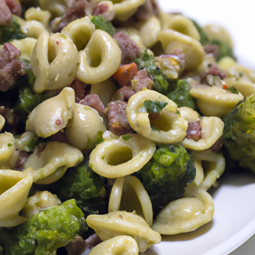 Orecchiette broccoli e salsiccia