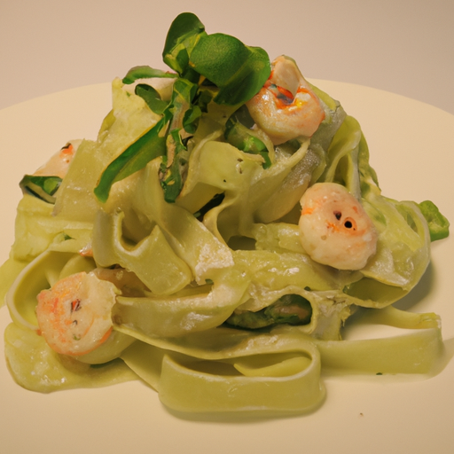 Pappardelle agli asparagi e gamberi