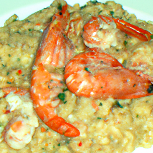 Risotto alla crema di scampi