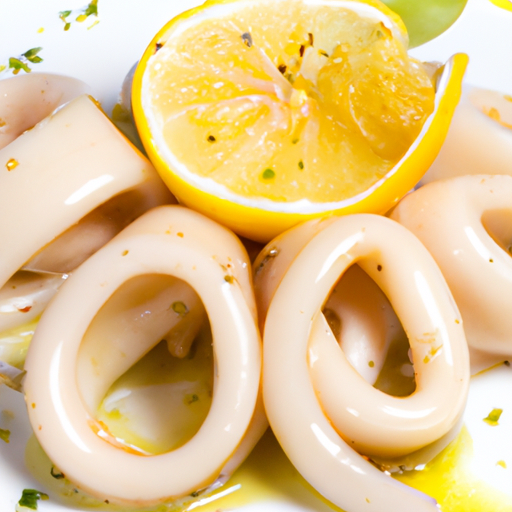 Calamari alla griglia al limone