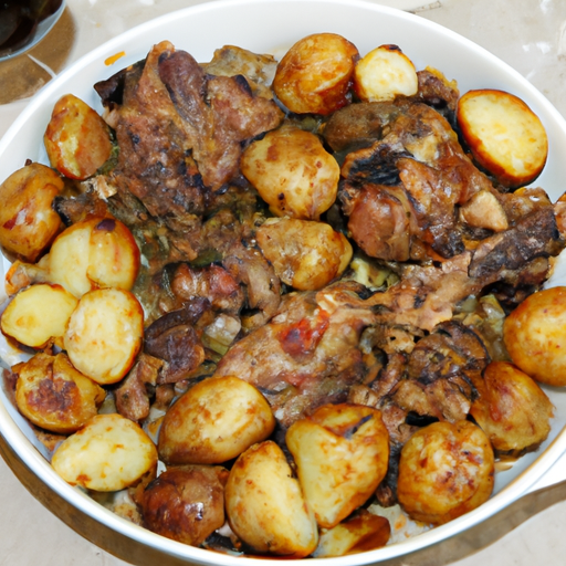 Capretto al forno con patate