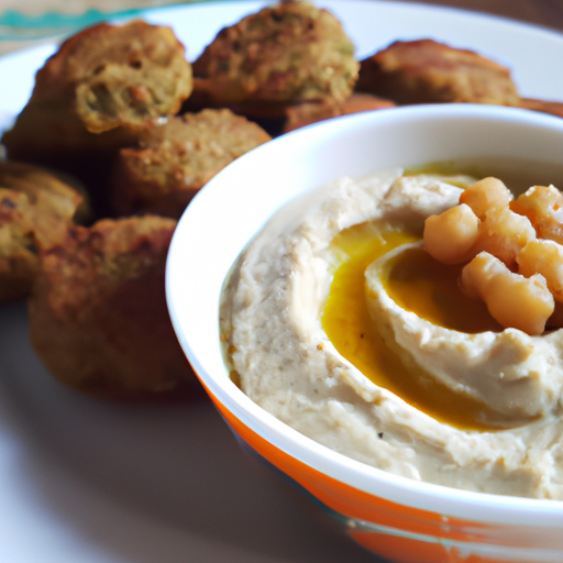 Felafel con hummus veloce e salsa allo yogurt