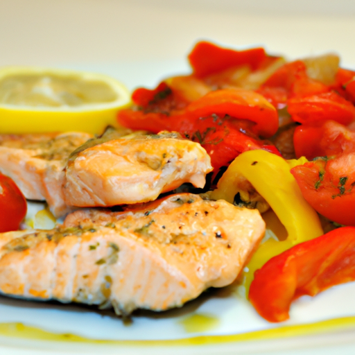 Filetti di salmone alla mediterranea