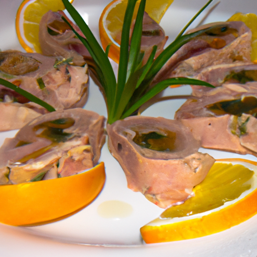 Involtini di lonza al limone